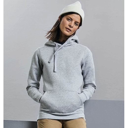 grå Russell Ladies´ Authentic Hooded Sweat 265F - light oxford