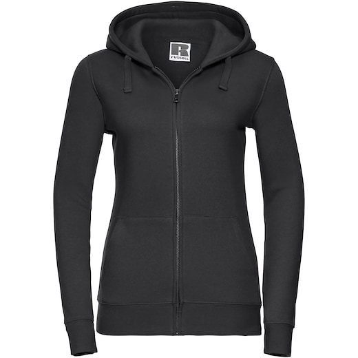 musta Russell Ladies´ Authentic Hooded Sweat 266F - black