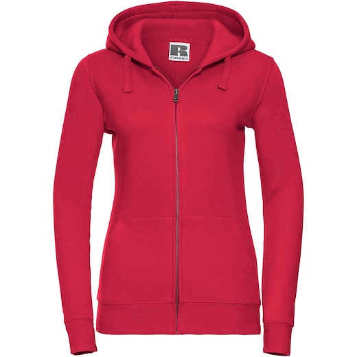 rød Russell Ladies´ Authentic Hooded Sweat 266F - classic red