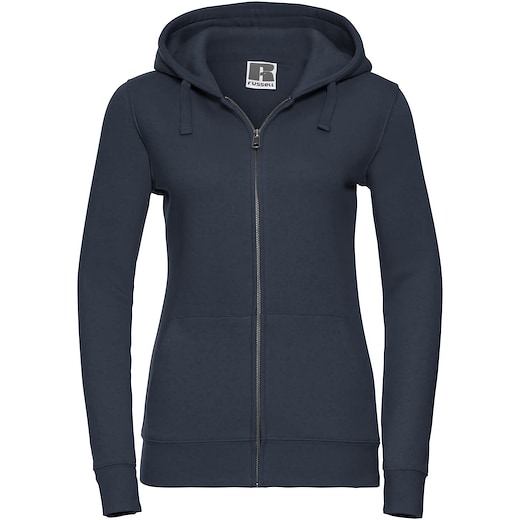 blu Russell Ladies´ Authentic Hooded Sweat 266F - french navy