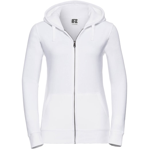 blanco Russell Ladies´ Authentic Hooded Sweat 266F - blanco