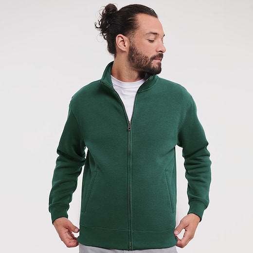vihreä Russell Authentic Sweat Jacket 267M - bottle green