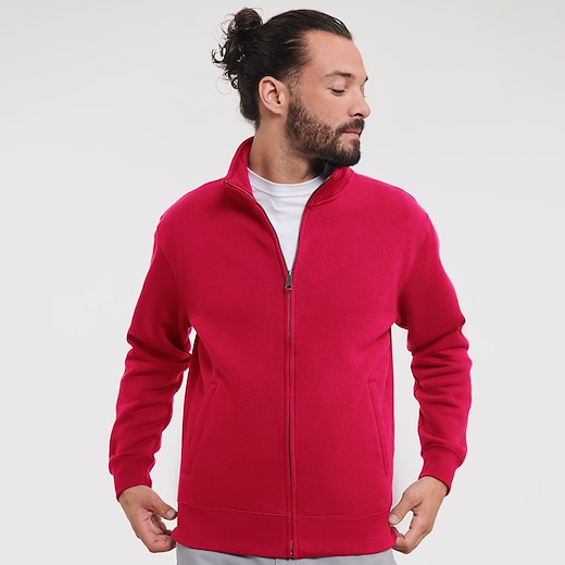 punainen Russell Authentic Sweat Jacket 267M - classic red