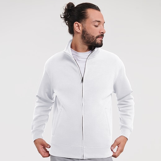 valkoinen Russell Authentic Sweat Jacket 267M - white