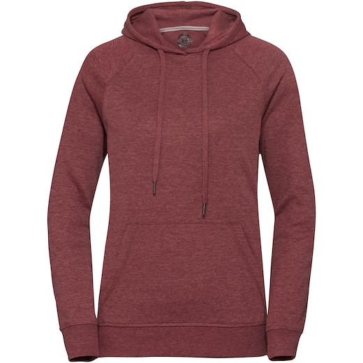 rouge Russell Ladies´ HD Hooded Sweat 281F - marne marron