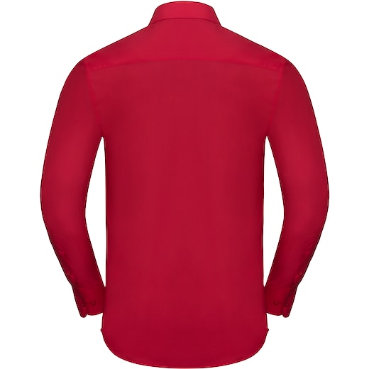 Russell Men´s Long Sleeve Fitted Polycotton Shirt 924M -