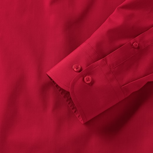 Russell Men´s Long Sleeve Fitted Polycotton Shirt 924M -