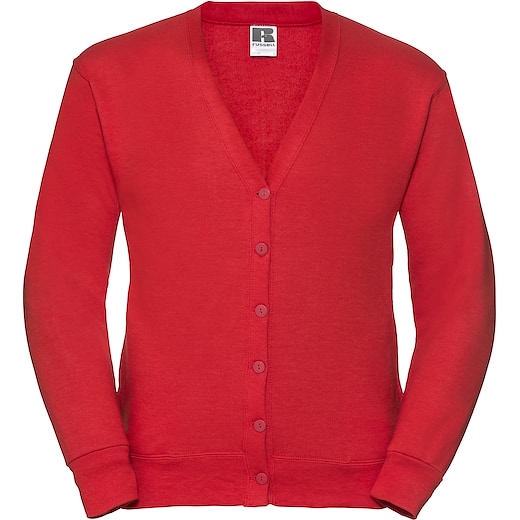 Russell Adults Sweatshirts Cardigan 273M - bright red