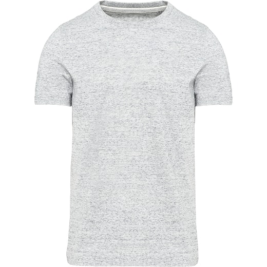 grå Kariban Men´s Vintage Short Sleeve T-shirt - ash
