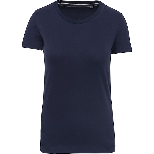blanco Kariban Ladies´ Vintage Short Sleeve T-shirt - azul marino vintage