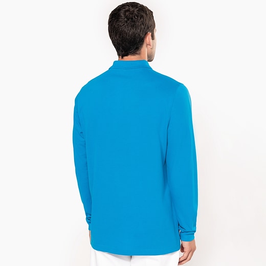 Kariban Men´s Long-Sleeved Pique Polo Shirt -