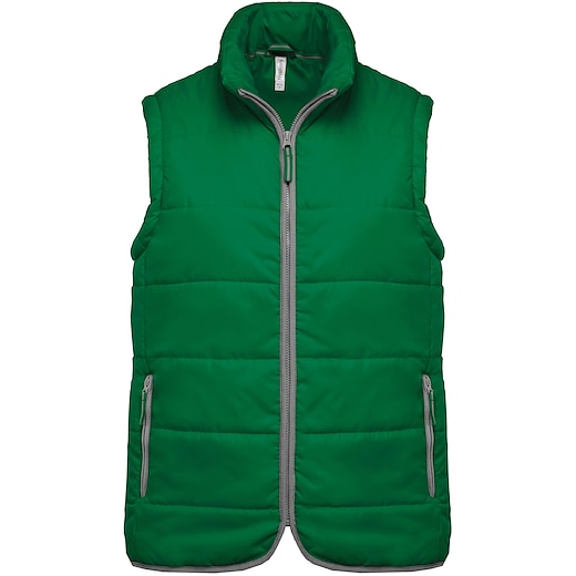 vihreä Kariban Quilted Bodywarmer - kelly green