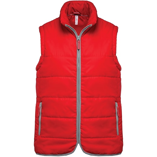 punainen Kariban Quilted Bodywarmer - red