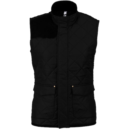 Kariban Women’s Classic Quilted Bodywarmer - musta/ musta