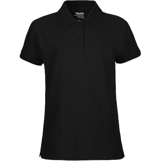 sort Neutral Ladies Classic Polo - black
