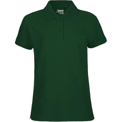 grønn Neutral Ladies Classic Polo - bottle green