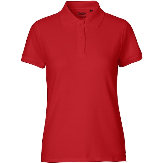 rød Neutral Ladies Classic Polo - red