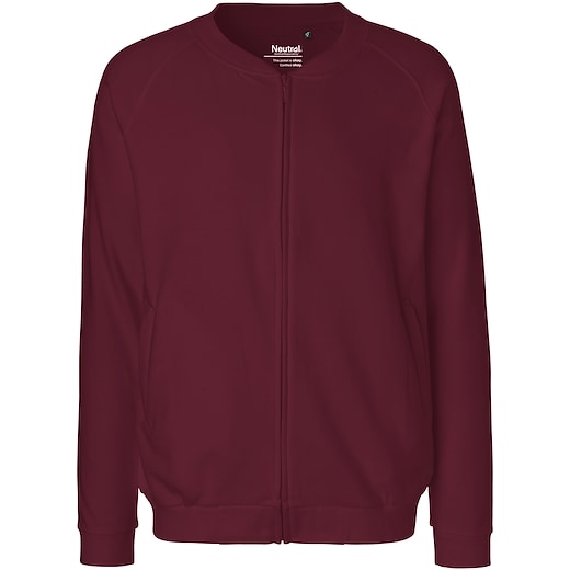 punainen Neutral Unisex Jacket - bordeaux