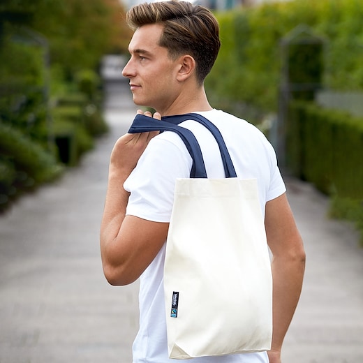 Neutral Twill Contrast Bag -