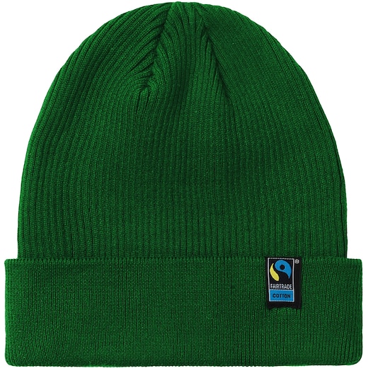 grønn Neutral Mixed Knit Beanie - bottle green