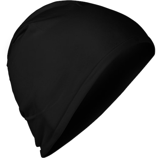 musta Neutral Thin Beanie - black