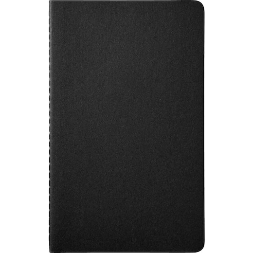 negro Moleskine Cahier Journal L Non-ruled - negro sólido