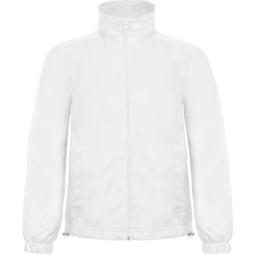 valkoinen B&C ID.601 Jacket Men - white