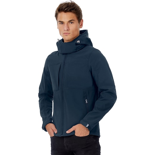 B&C Hooded Softshell Jacket Men -