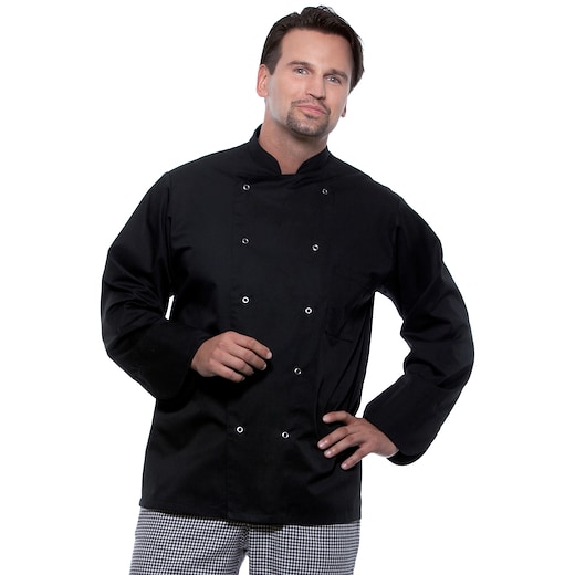 svart Karlowsky Chef Jacket Basic II - svart
