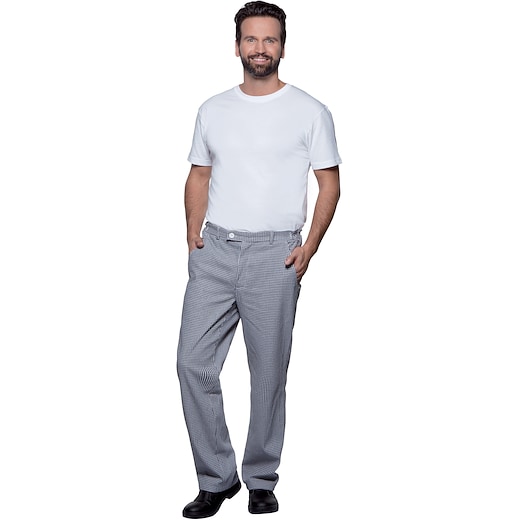 sort Karlowsky Chef´s Trousers Basic - sort