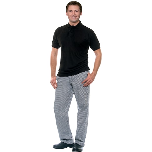 musta Karlowsky Men´s Trousers Mailand - musta