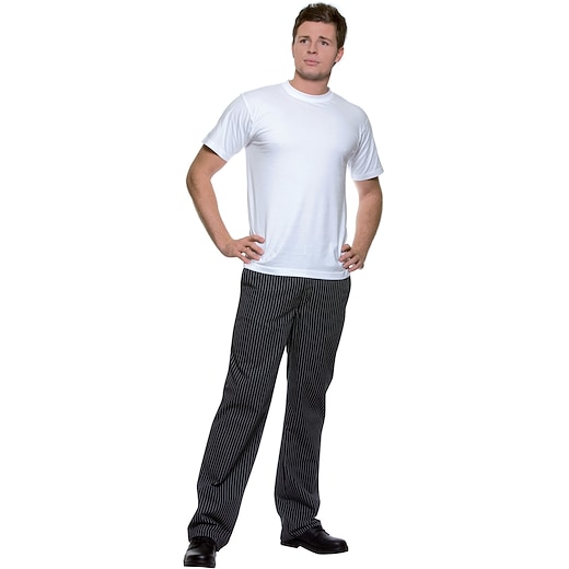 negro Karlowsky Chef´s Trousers Jack - negro