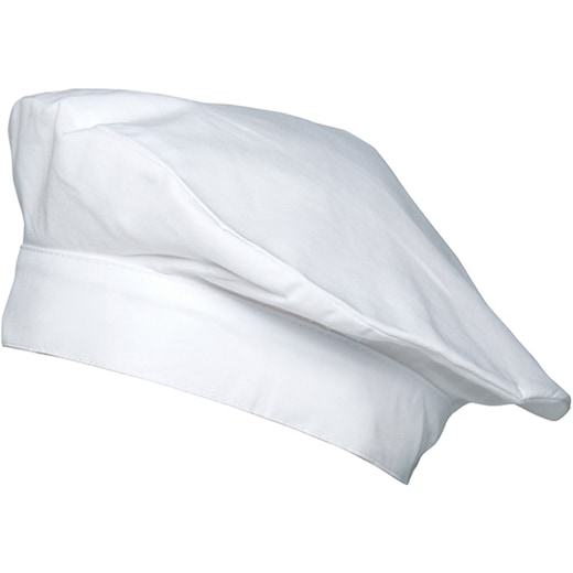 hvit Karlowsky Beret Hat - white