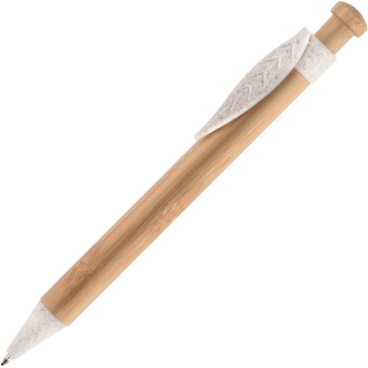 brun Reklamepenn Leaf - beige
