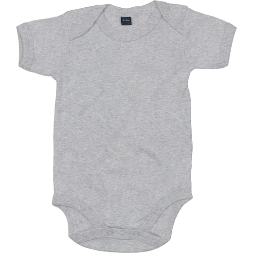 grå Babybugz Baby Bodysuit - heather grey melange