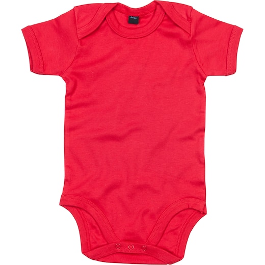 rød Babybugz Baby Bodysuit - red