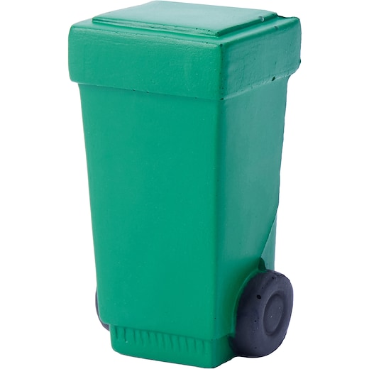 vihreä Stressipallo Garbage Bin - vihreä