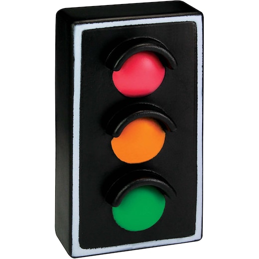 svart Stressboll Traffic Light - svart