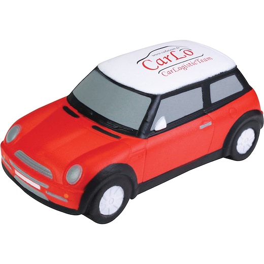 rouge Balle anti-stress Car - red