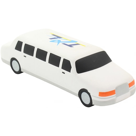 hvid Stressbold Limousine - hvid