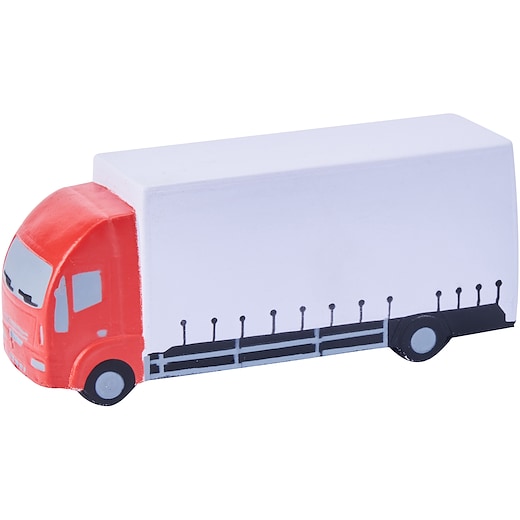 rouge Balle anti-stress Transport Truck - red