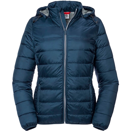 Russell Ladies Hooded Nano Jacket 440F - french navy