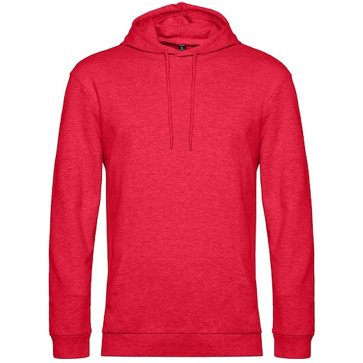 rosso B&C Hoodie - heather red