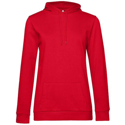 rosso B&C Hoodie Women - red