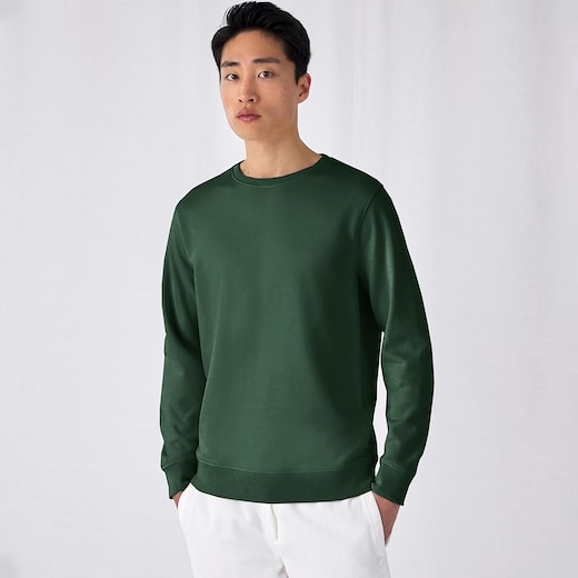 vihreä B&C Organic Crew Neck - forest green