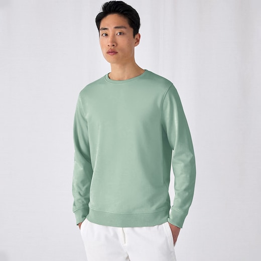 vihreä B&C Organic Crew Neck - sage