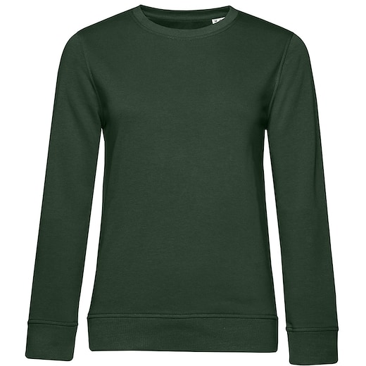 vihreä B&C Organic Crew Neck Women - forest green