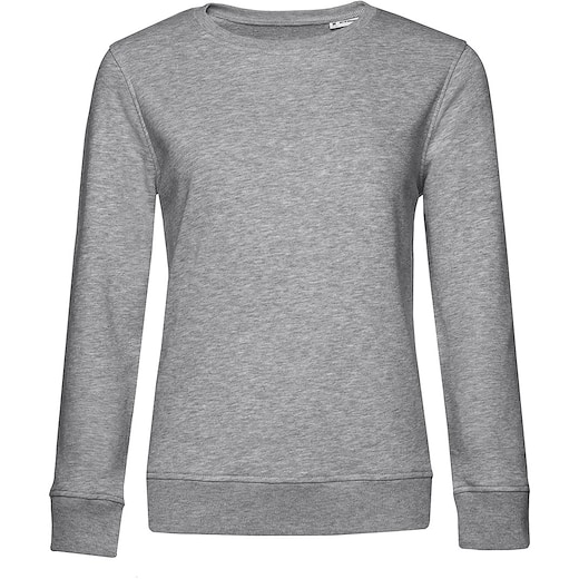 harmaa B&C Organic Crew Neck Women - heather grey
