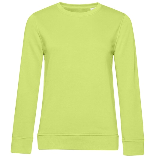 vihreä B&C Organic Crew Neck Women - lime