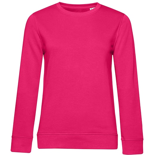 pinkki B&C Organic Crew Neck Women - magenta pink